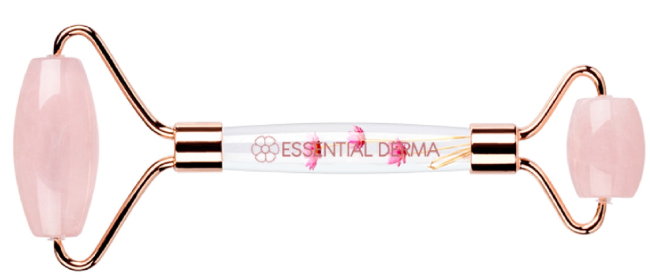 Flower Infusion Roller - Rose Quartz Roller
