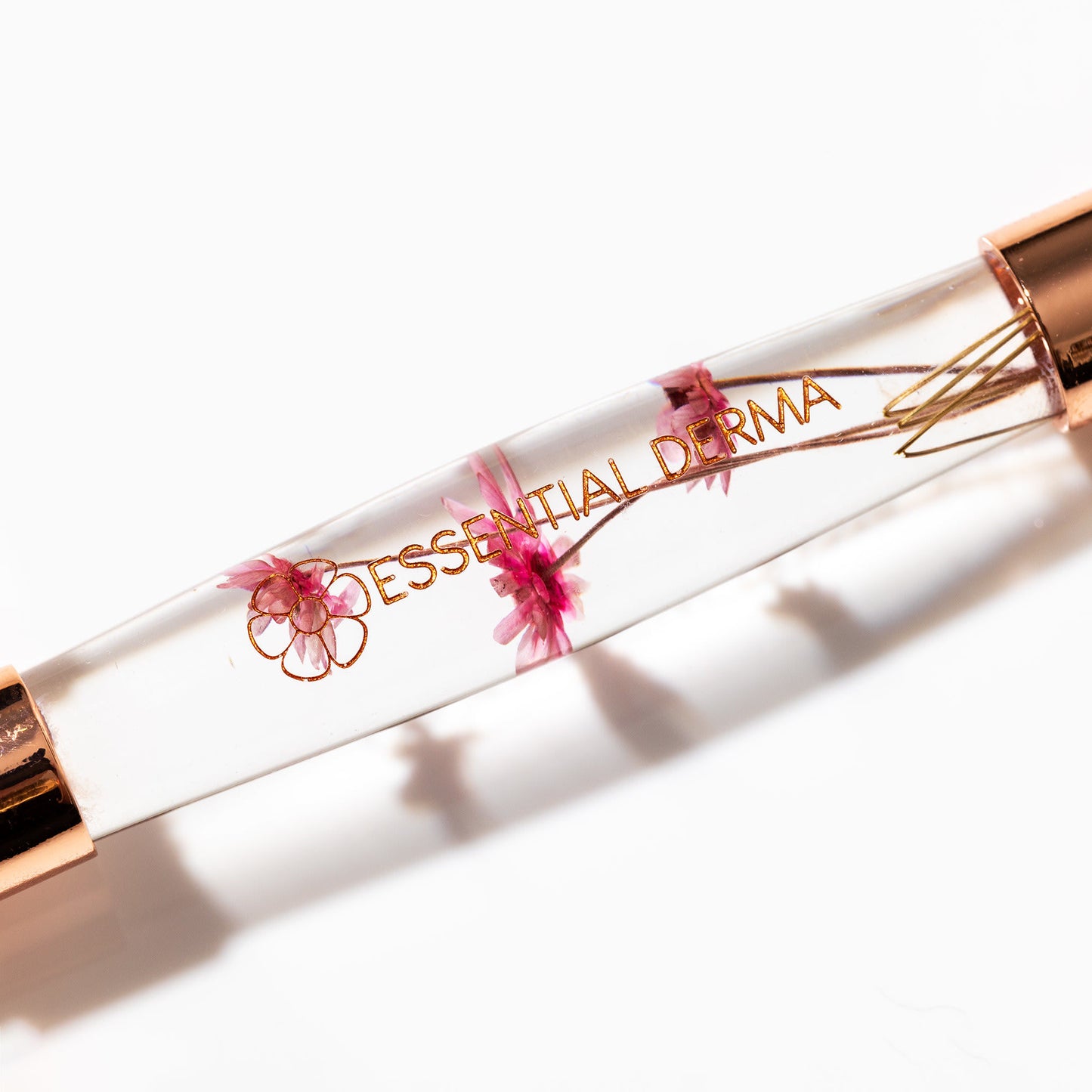 Flower Infusion Roller - Rose Quartz Roller