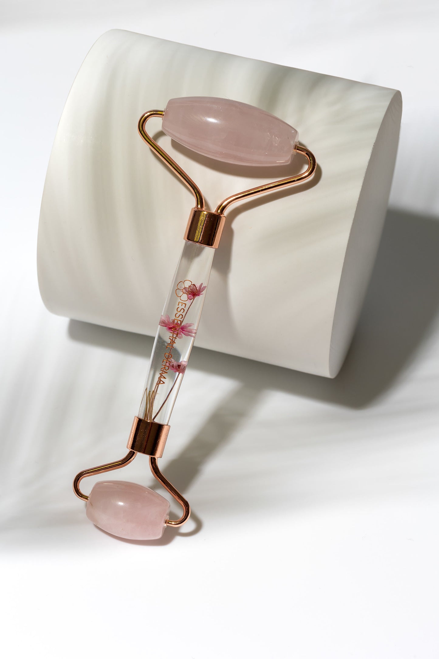 Flower Infusion Roller - Rose Quartz Roller